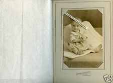 Antique Photo in Folder - Portland, Oregon - Cute Petite Baby Sitting, Hands tog picture