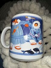 Vintage Northern Images Mug Inuit Ice Fishing Women By Barbara Lavallee  Alaska picture