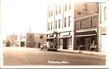 Postcard RPPC Pentwater Michigan Hancock Street Bill's 5-10 Old Car Unposted picture