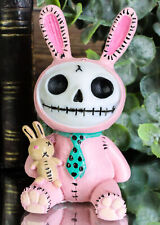 Furrybones Pink Bunnie Bun Rabbit Skeleton Figurine Small Furry Bones Skull picture