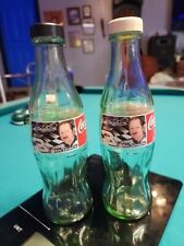 Dale Earnhardt Coca Cola Bottle 1999 NASCAR #3 8oz Used Salt And Pepper Shakers picture