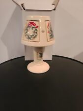 Holiday Greenery  2pc Tealight Lamp Pre-owned  picture