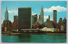 New York City NY-New York, United Nations Headquarters, Vintage Antique Postcard picture