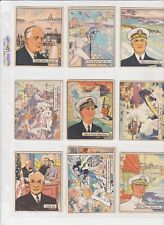 1941 -1942 Gum Inc War Cards (R164) 1-108 CARDS STARTER  SET/ W/ HIGHER GRADES picture