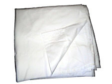 RESIDENT PURE WHITE SATEEN (1) KING/CALIFORNIA KING FLAT SHEET 104X98 picture