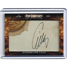 2020 Leaf Pop Century Evangeline Lilly Cut Auto Card picture