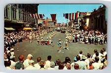 Cheyenne WY-Wyoming, Frontier Days Parade, Antique, Vintage c1962 Postcard picture