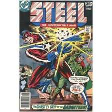 Steel: The Indestructible Man #4 DC comics NM Full description below [r, picture