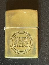 Vintage 1989 Solid Brass Zippo Lighter picture
