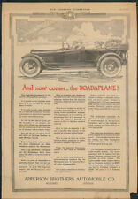 And now comes the Apperson Brothers Roadaplane Touring Car ad 1916 picture