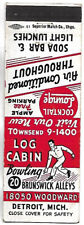 LOG CABIN  BOWLING ,  DETROIT MI, COVER picture