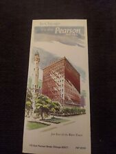 Chicago Pearson Hotel   Vintage Travel  Brochure  picture