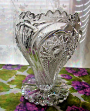 Vtg Glass Vase Stunning 9