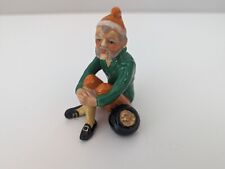 Irish MZ Dresden Leprechaun Elf Figurine with Pot of Gold 1950s picture