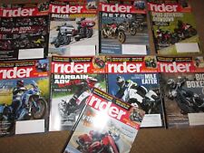 Lot of 43 CYCLE WORLD, RIDER & MOTORCYCLIST Motorcycle Magazines 2015 Thru 2021 picture
