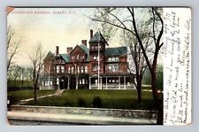 Albany NY-New York, Governor's Mansion, Antique c1907 Vintage Souvenir Postcard picture