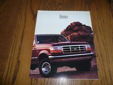 1992 Ford Bronco Sales Brochure - Original picture