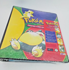 Vintage 1999 Official Nintendo Pokemon Trading Card Game 3 Ring Binder Folder picture