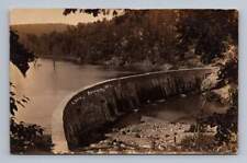 Concrete Lake Dam ARCADIA Missouri RPPC Antique Iron County Photo Postcard 1914 picture