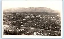 RPPC RIVERSIDE, California CA ~ BIRDSEYE VIEW  c1920s Real Photo Postcard picture