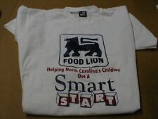 2 Food Lion Grocery Store 1980s-1990s vtg Promo t-shirt Salisbury NC USA NOS Lot picture