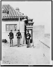 American marines guarding legation quarter,military,Peking,Beijing,China,1900 picture