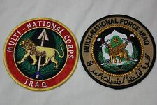 US Military Issue Genuine Multi-National Forces IRAQ Patch Patches Set picture