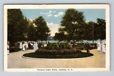 Auburn NY-New York, Owasco Lake Park, Antique Souvenir Vintage c1917 Postcard picture