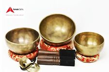 Set of 3 Pieces Handmade singing bowl-wholesale deal Tibetan singing bowl-Nepal  picture