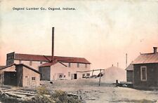 H92/ Osgood Indiana Postcard c1910 Lumber Company Factory Mill  115 picture
