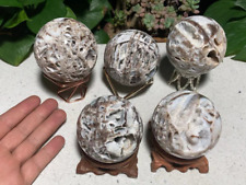 wholesale 5pcs 1820g 66mm-72mm Natural druzy geode balls healing picture