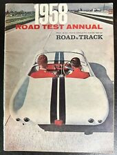 Vintage 1958 Road & Track - Road Test Annual Magazine picture