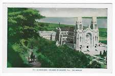 Vintage Postcard Basilica of Sainte-Anne-de-Beaupre Quebec Canada Church WB UNP picture