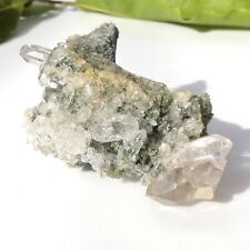 Rare Green Chlorite Himalayan Quartz Rough Crystal 114g Healing Mineral Specimen picture