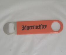 Orange Jagermeister Metal Bottle Opener - Flat Long Design Jäger Jagermeifter picture