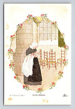 Artist H Willebeek Le Mair English & Dutch Rhymes In the Church Postcard picture