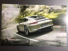 2014 Porsche 911 Carrera 50th Coupe Showroom Advertising Poster - RARE Awesome picture