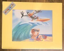 Looney Tunes Porky Pig Daffy Duck Collector's Edition Lithograph Print 1994 picture