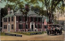 CONCORD MA - Wright Tavern Postcard picture