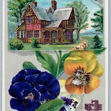 c1880s South Walden, Vermont New Home Sewing Machine Trade Card FL Taylor VT C54 picture