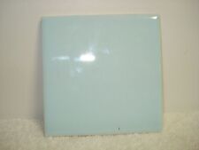 vtg ceramic tile baby blue4 1/4