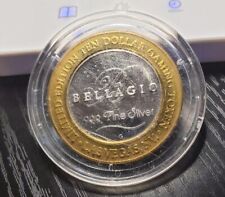 BELLAGIO - FIVE DIAMOND BOARD - .999 Silver Strike $10 - Token picture