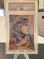 2021 Star Wars Galaxy Rey The Scavenger Wave Refractor 16/99 PSA 10 picture