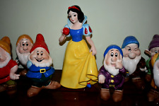 Vintage Snow White and Seven Dwarfs Figurines - Japan picture