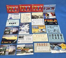 Lot of France Amateur Ham Radio QSL QSO Cards picture