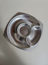 Vintage MCM Cultura Stainless Steel Divided Serving Tray Sweden picture