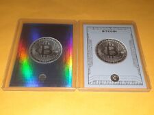 2022 Cardsmiths CURRENCY BITCOIN #1a BASE AND HOLO RARE NICE  picture