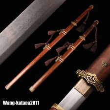 105CM+80CM Folded Steel Chinese Tang Dynasty Dao Katakirihadukuri Rosewood Sword picture