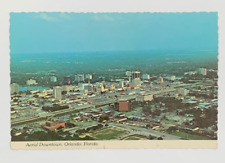 Aerial Downtown Orlando Florida Postcard Unposted picture