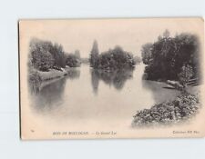 Postcard Le Grand Lac Bois De Boulogne France picture